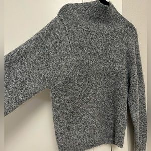 Gray Mockneck Sweater